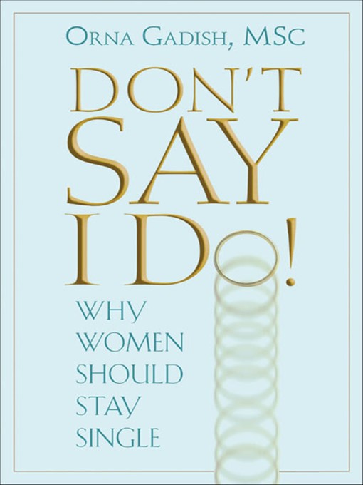 Cover image for Don't Say I Do!